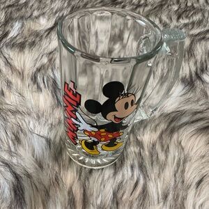 Clear Minnie Mouse Drinking Glass
